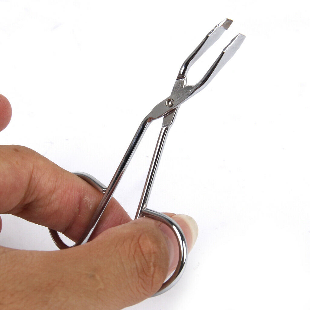 Eyebrow Scissor Professional Slant Tip Square Salon Quality Trimmer Tweezers