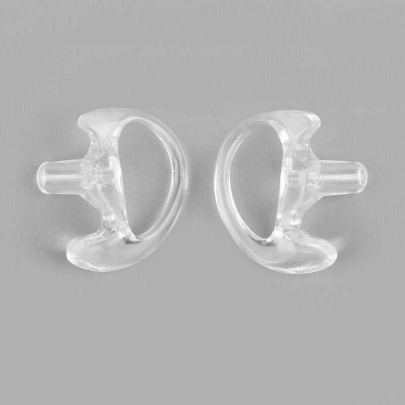 5Pair M Silicone Soft Earplug Earbud Fits Covert Acoustic Tube Earpiece White UA