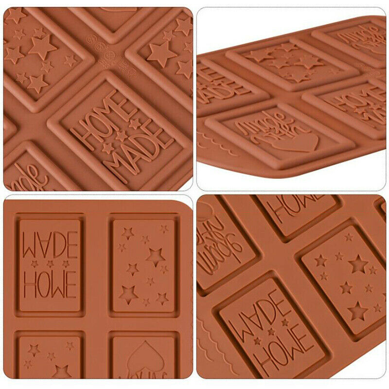 Silicone Chocolate Mold DIY Biscuit Cakes Cookies Decor Fondant Baking Mo.l8