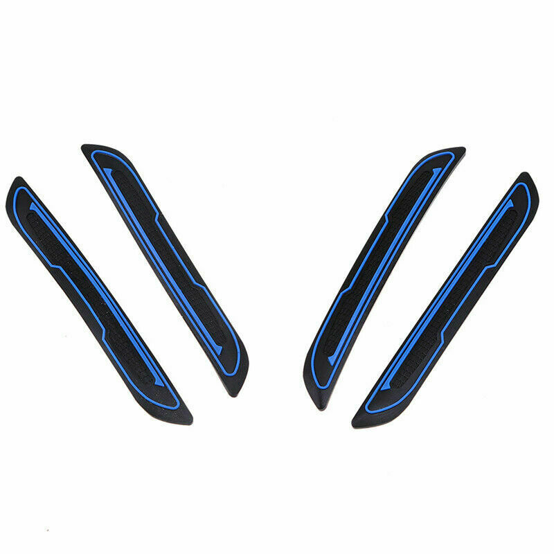 4PCS Car SUV Body Door Side Anti-Collision Protector Strips Decorative Stick Bar