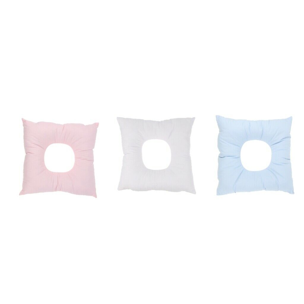 3x Soft Pillow Facial Massage  Headrest, SPA Beauty Salon Skin Care Soft Face
