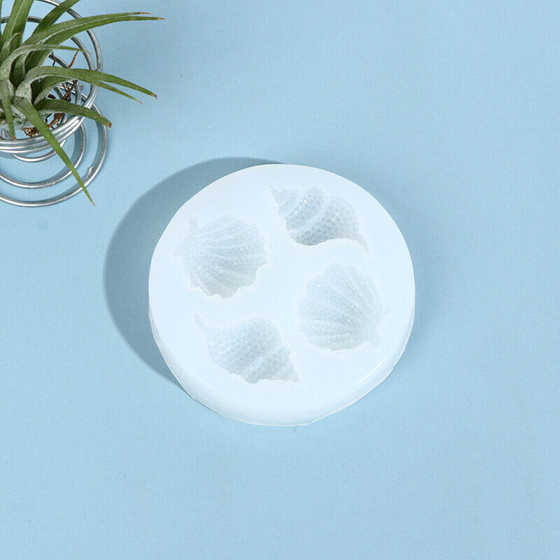 1PC Multi-faceted Shell Conch  Silicone Abrasive Simulation Shell Crafts MolFCA