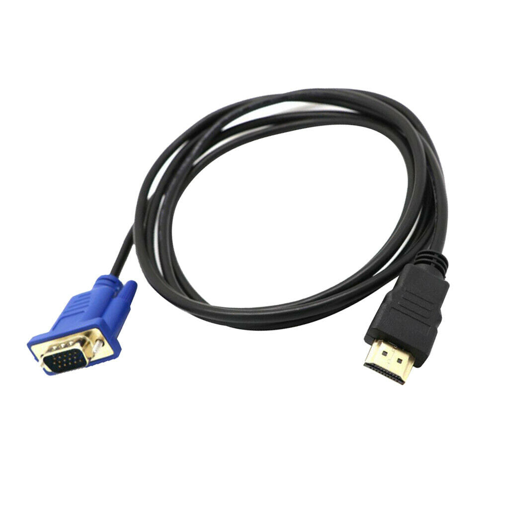 3FT HDMI Male to VGA 15Pin Male Cable Adapter Converter for PC HDTV 1024x768