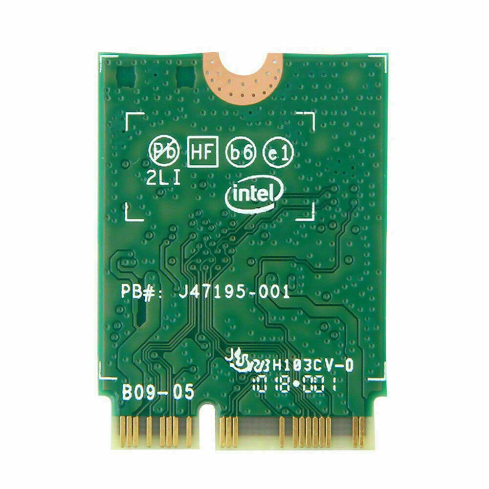 Intel Dual Band AC 9560 9560NGW NGFF 1.73Gbps BT5.0 Wireless \ M.2 Wifi V6Y1