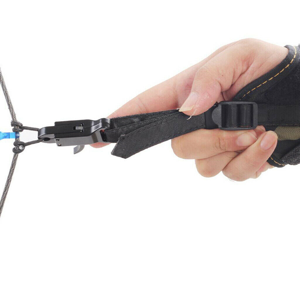 Black Adjustable Compound Wrist Strap Clasp Equipment