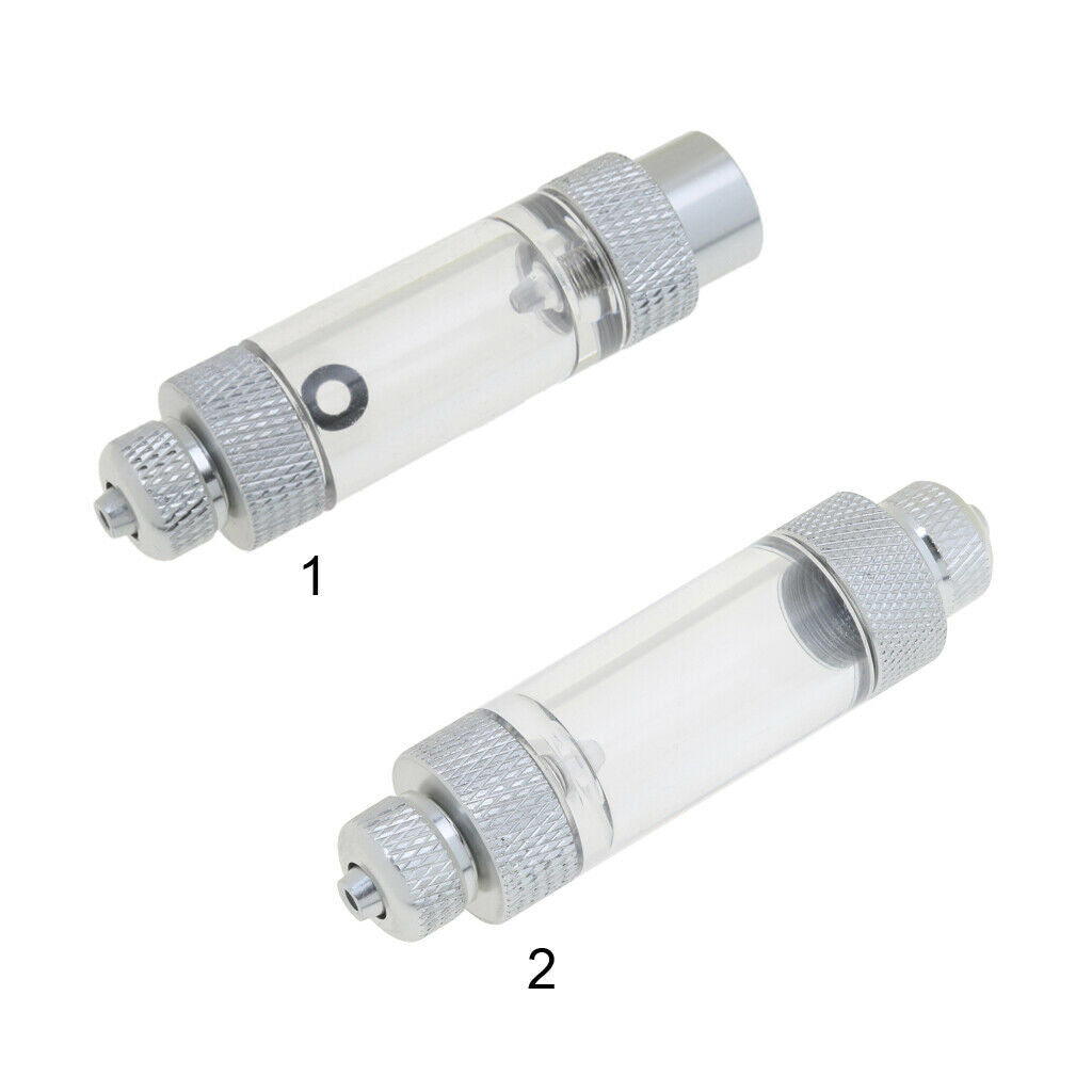 2x Aquarium Fish Tank CO2 Regulator Bubble Counter Regulator Solenoid Valve