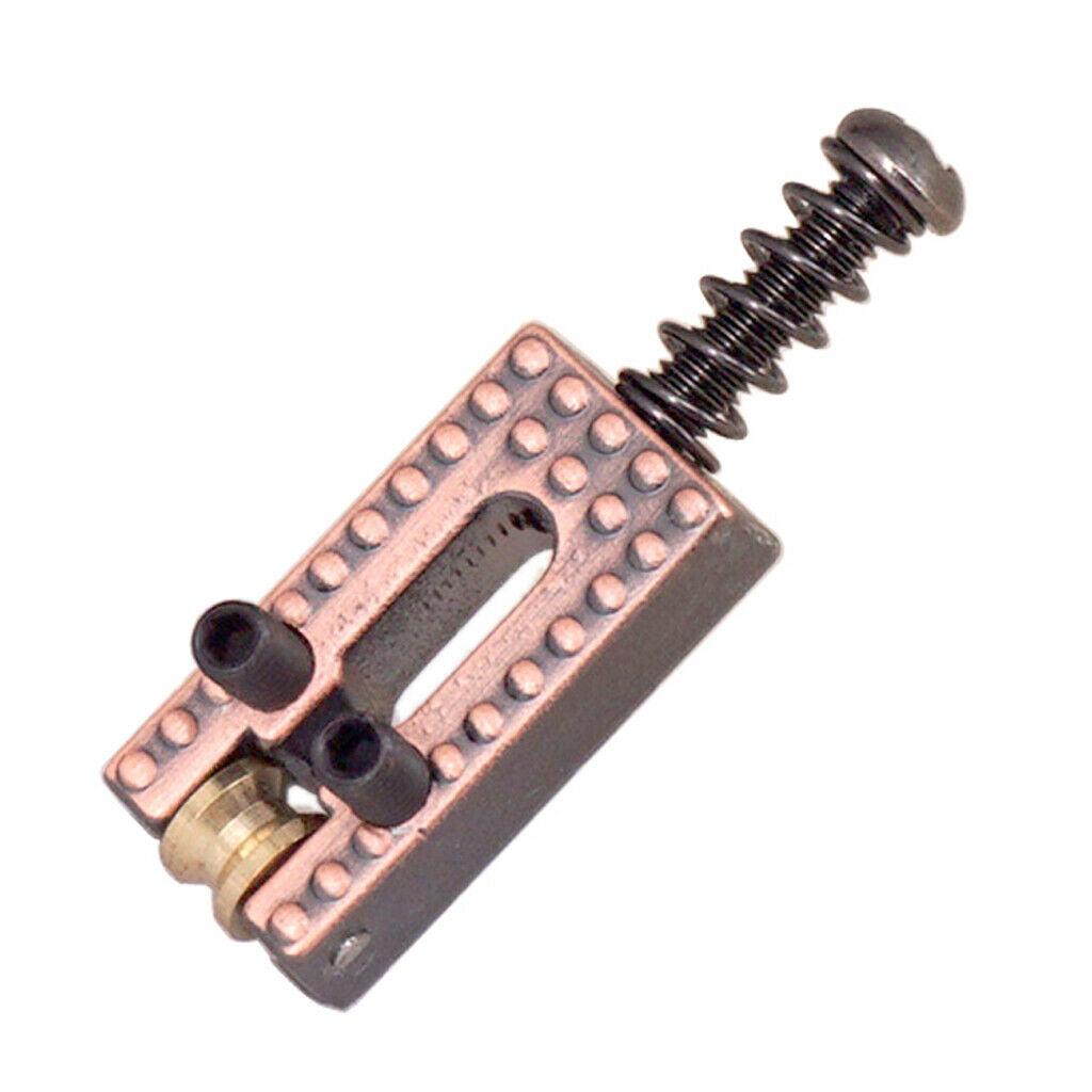 Set Of 6 Copper Roller Bridge Tremolo Saddles For  ST  Style Guitar