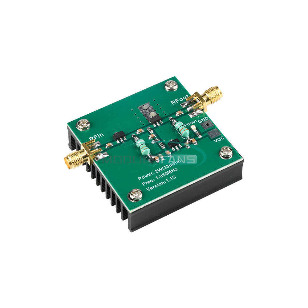 1-930MHz 2W RF Broadband Power Amplifier Module for FM Radio HF VHF Transmission