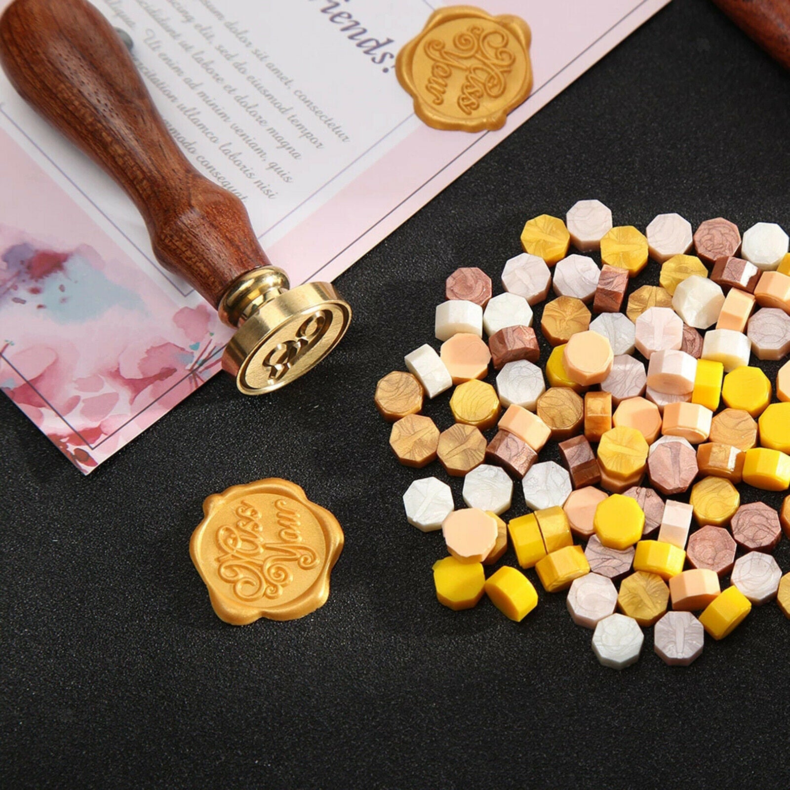 600x Sealing Wax Beads for Letter Stamps Wedding Invitations Cards Envelopes