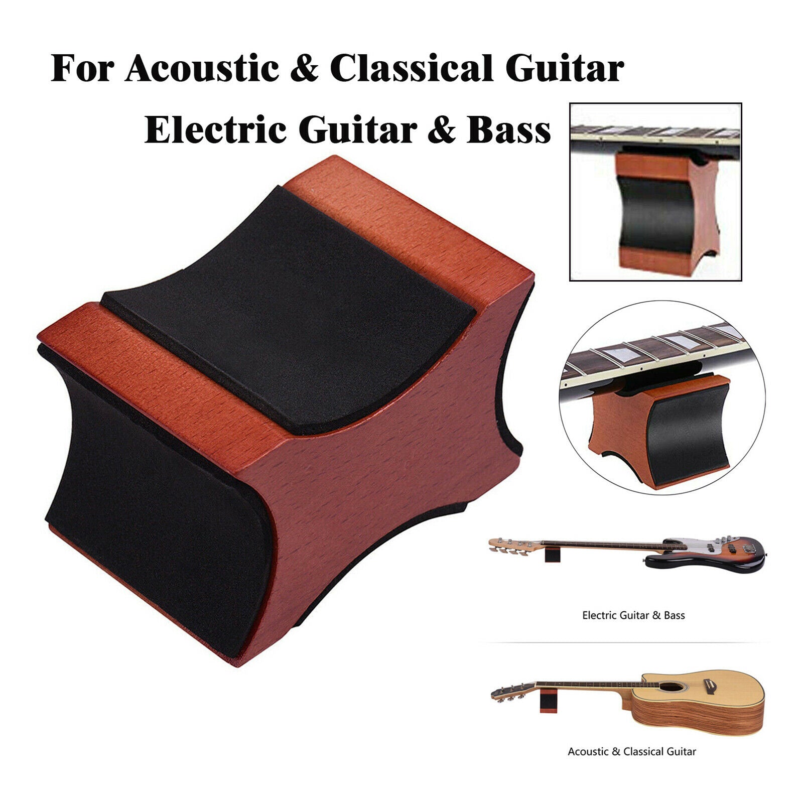 Professional Guitar Work Mat Pad Workbench with Neck Rest Support Care