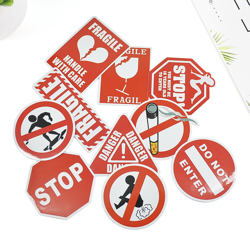 Wholesale 50pcs Authentic Red And Black Stickers Snowboard Luggage Car Laptop US
