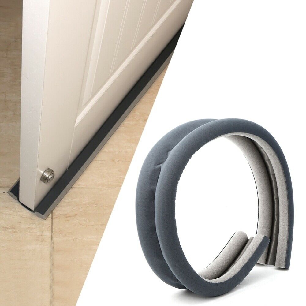 Flexible Door Bottom Sealing Strip Guard Sealer Stopper Noise Wind Dust Blocker