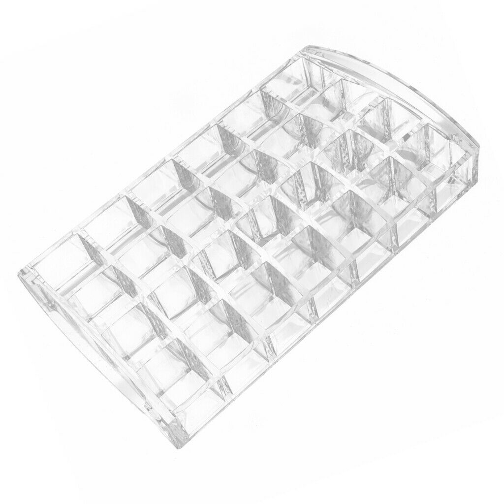 26 Slots Acrylic Lipsticks Holder Storage Cosmetic Organizer Display Stand