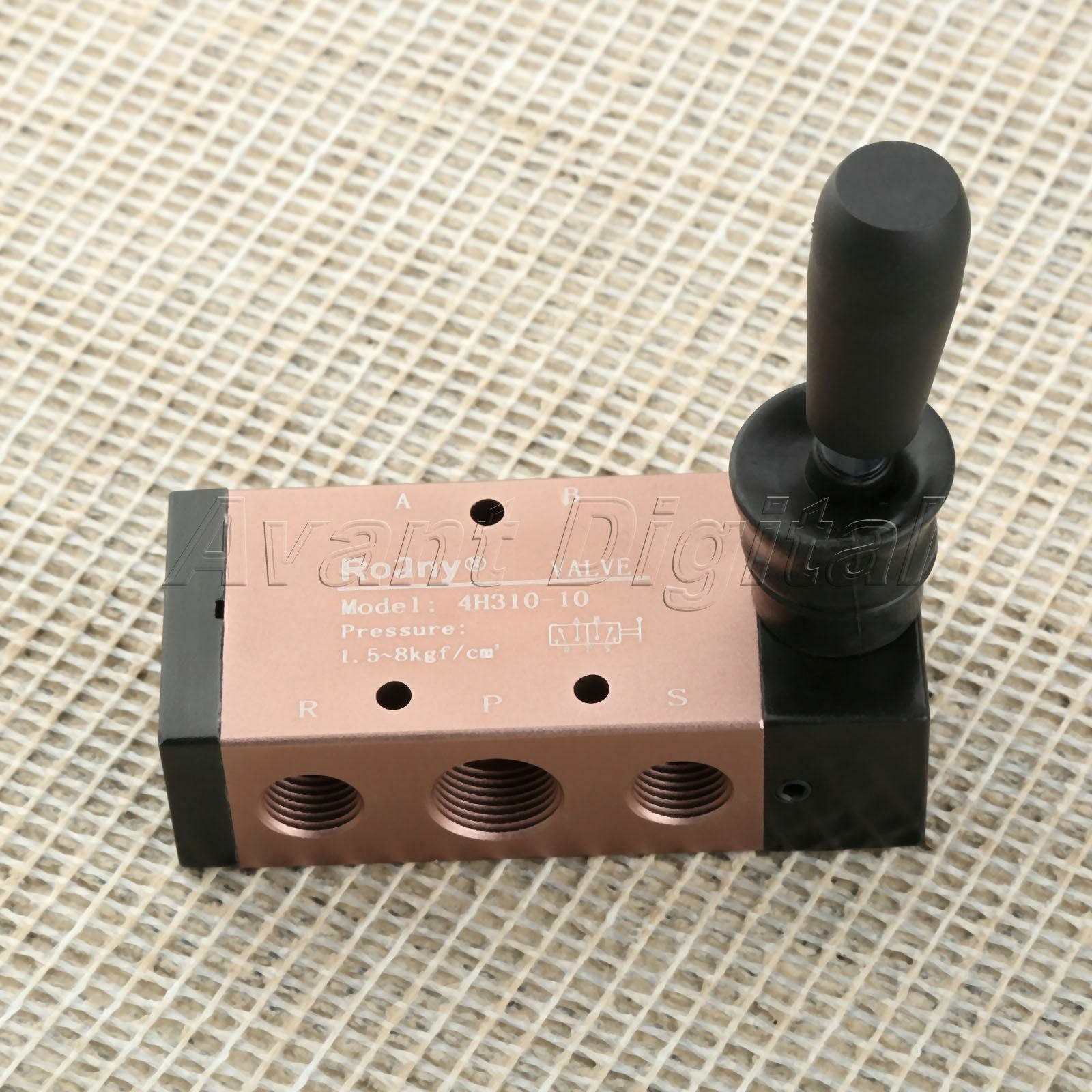 New 4H310-10 2 Position 5 Way PT 3/8" Port Hand Pull Pneumatic Mechanical Valve