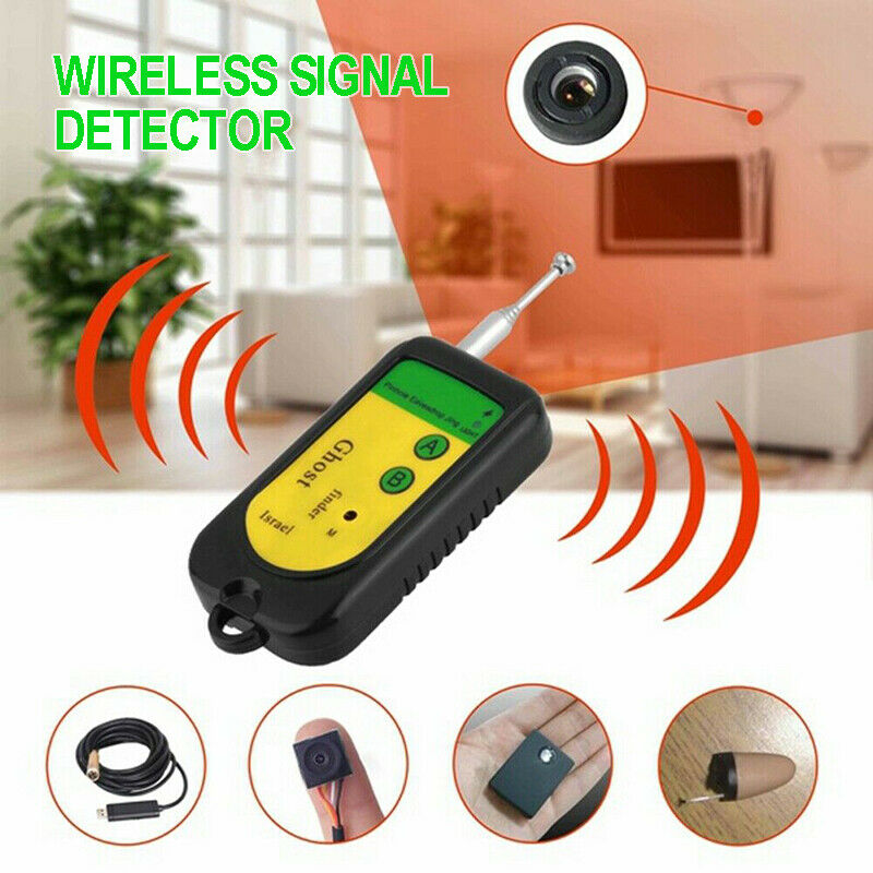 Hidden Camera Audio Bug Handheld Signal Detector Wireless Finder RF GSM Tracker