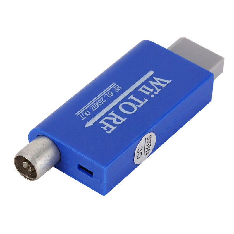 For WII to RF Signal Converter For Game Console Old TV Display Video Adapter US