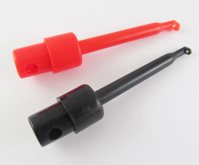 4pairs 57mm Large Size Round Grabbers Test Probes Single Hook Clip PCB SMD IC