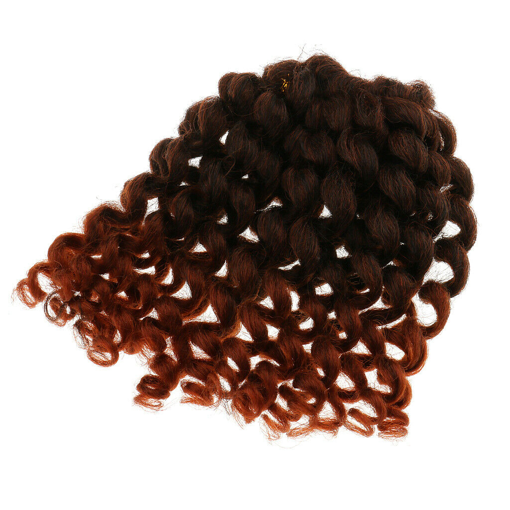 10" Wand Curl Braid Synthetic Braiding Hair Extensions 20 Strands / Pack #3