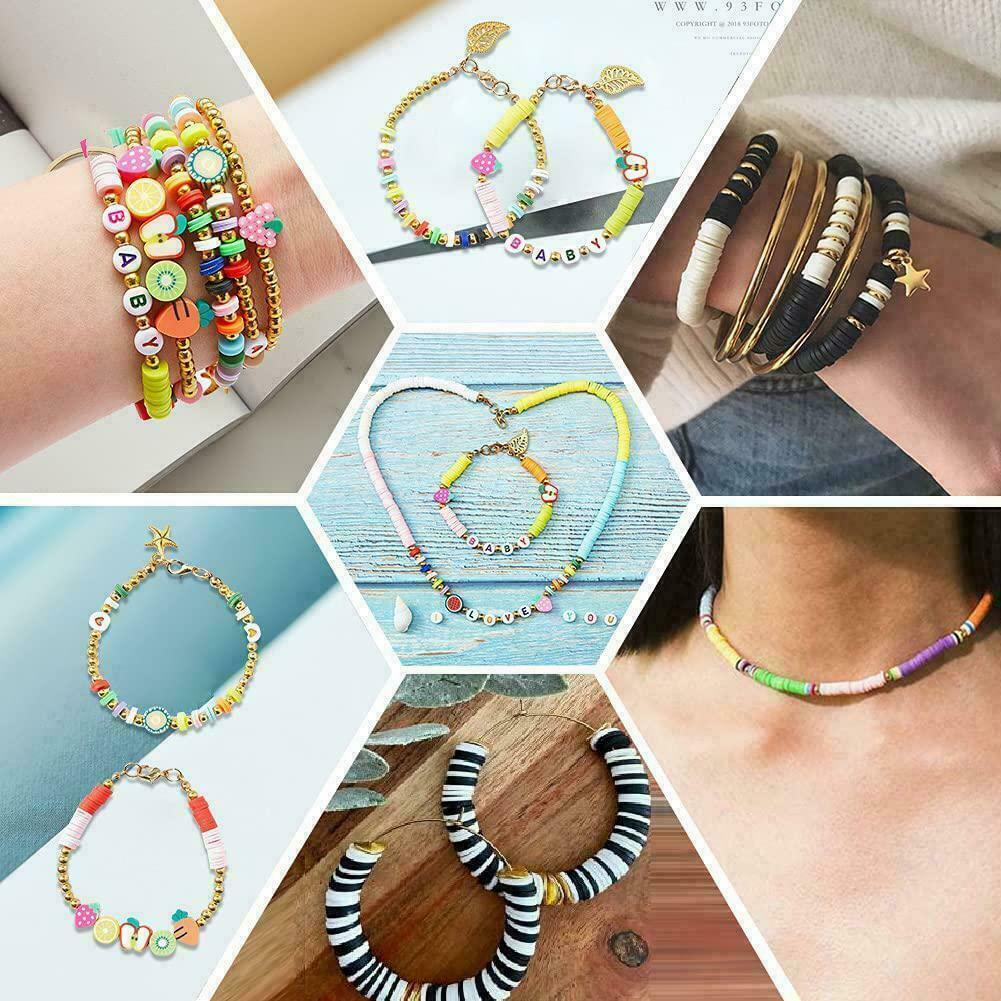 Colorful DIY Handmade Bracelet Necklace Boho Jewelry Accessories Set x 1Box Q5K7