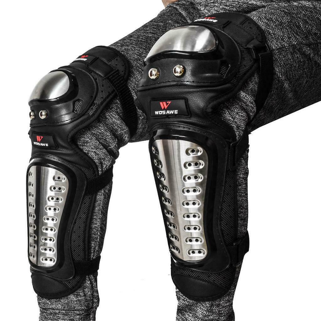 2 Pcs Motorcycle Armor Protective Gear Knee Pads Racing Crashproof Guard