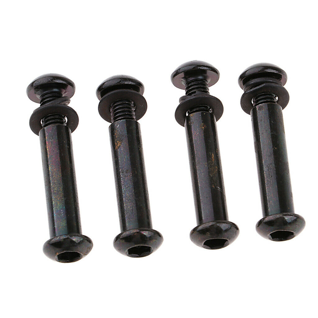 4pcs M5 Motorcycle ATV UTV 45mm Rear View Side Mirror Mounting Screws Bolts