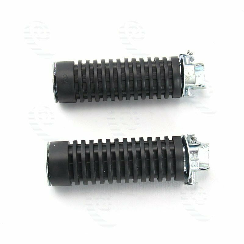 2pcs L/R Motorcycle Rubber Rear Footrest Foot Peg Fit HXXda CB125S CB100 CG125
