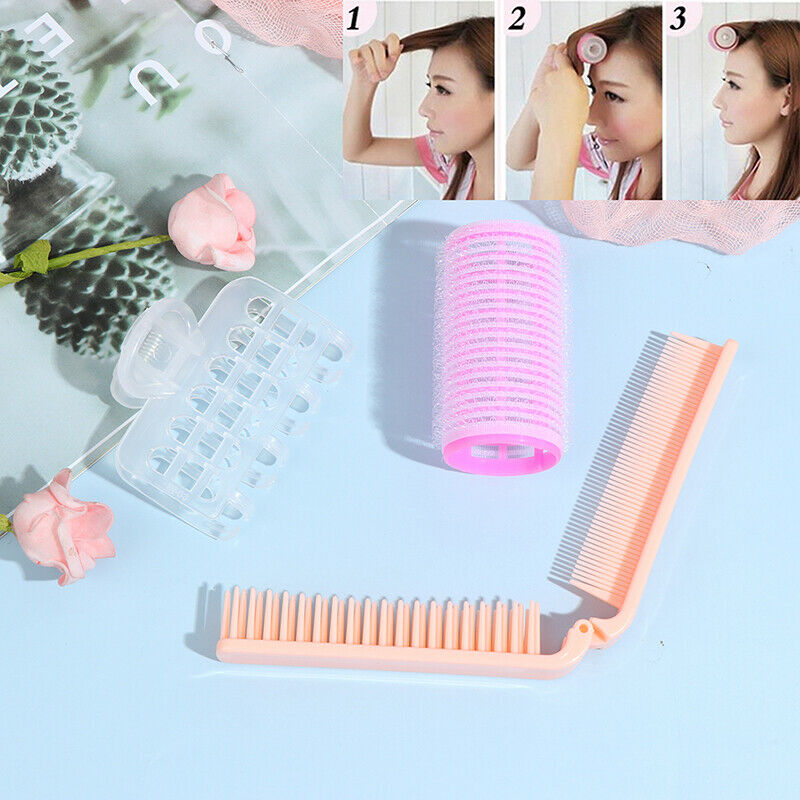 2pcs Bangs Hair Curler Clip Roller Waves Curl Air Bangs Hairstyle DIY Sal.l8
