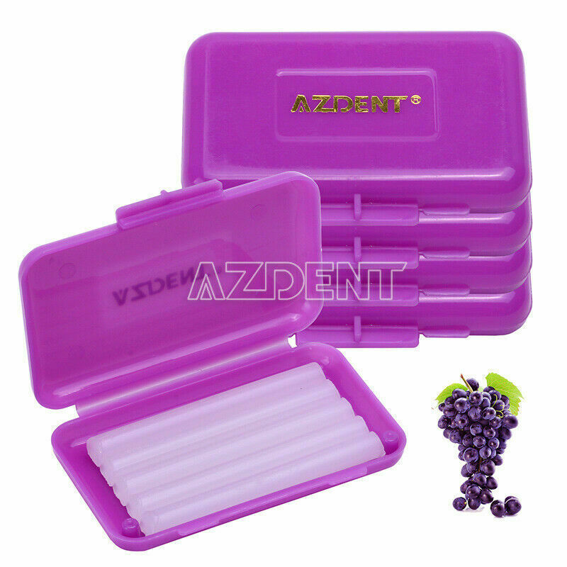 10 Packs Dental Orthodontic Wax Purple Grapes Scent For Bracket Gum Irritation