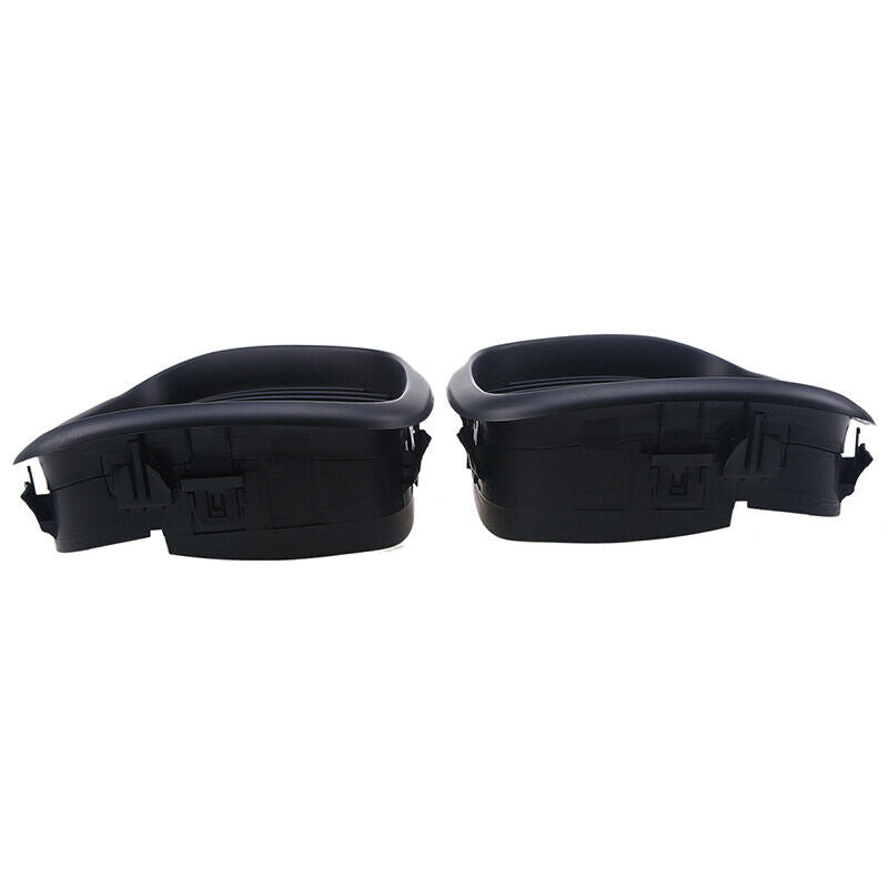 Pair Matt Black Front Kidney Radiator Grille Hood For BMW 5 Series E39 1999-2004