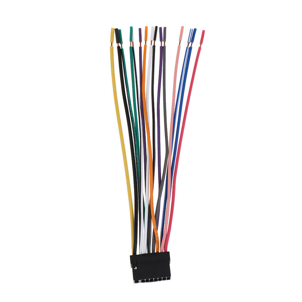 2X 16Pin Car Radio Stereo Speaker Wire Harness Plug for  CDA-9887