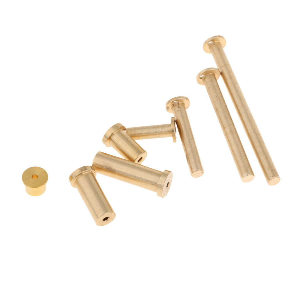 8 lot Brass Golf Shaft Tip Plug Irons Woods Balance Adjuster Accessories