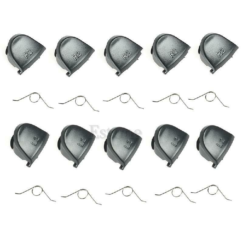 L2 R2 Trigger Replacement Parts Buttons For PlayStation 4 PS4 Controller 5 Pairs
