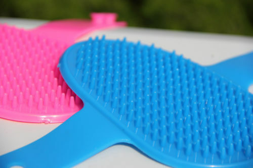 Popular Dog Cat Bath Brush Comb Hair Rubber Glove Pet Hair Grooming Mitt loB Qx