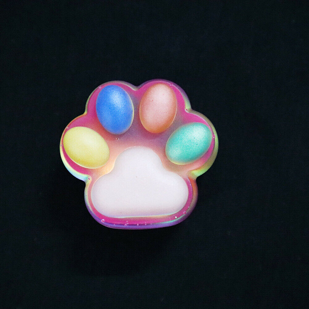 8-Cavity Cartoon Cat Claw Silicone Mold Crystal Epoxy Casting DIY Making Crafts