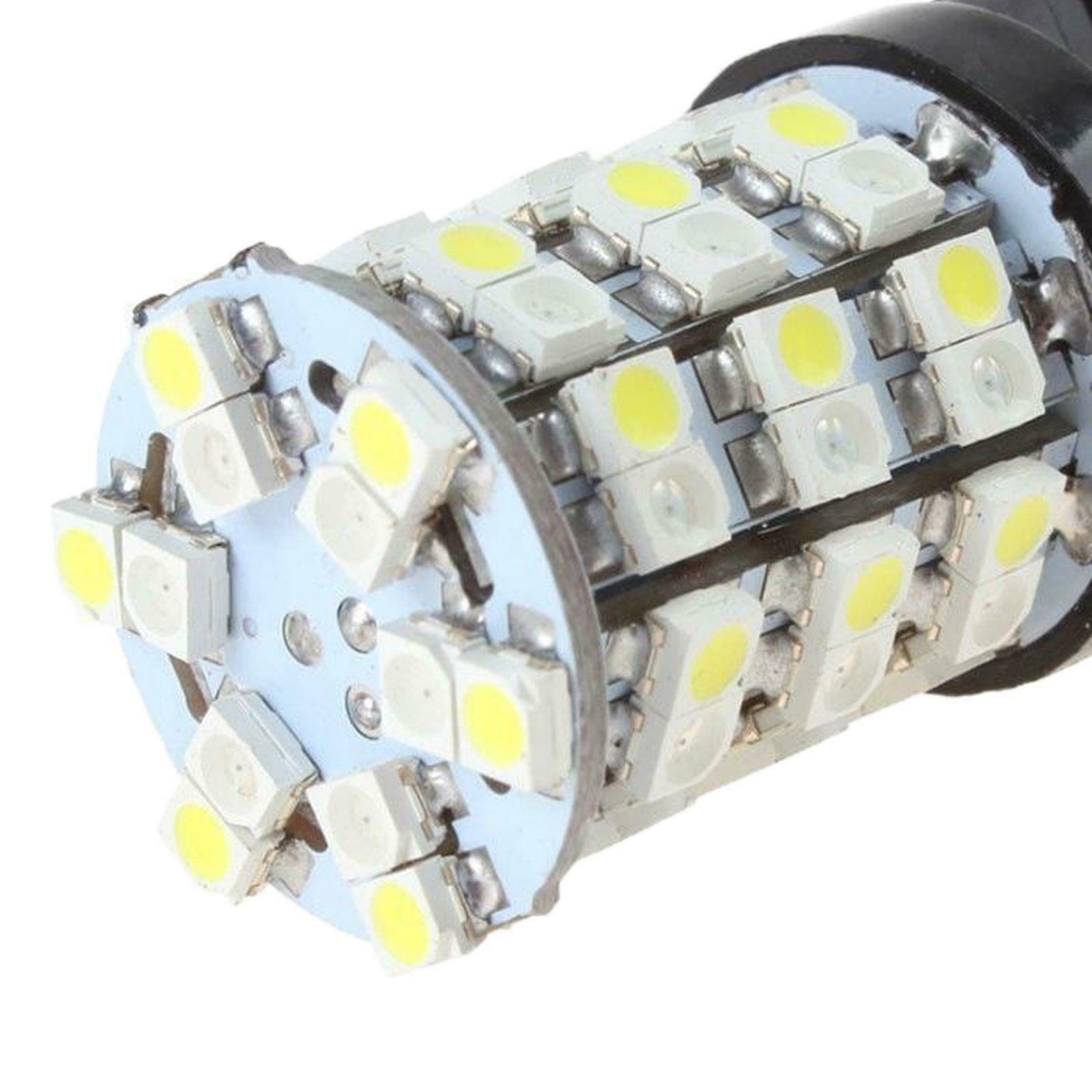 New T25 3157 3528 60SMD 12V Bright LED Turn Signal Brake Running Light Bulbs