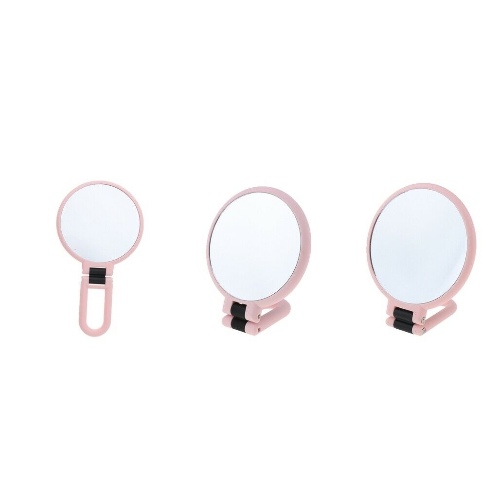 2X 3X 15X Magnify Portable Double Sided Round Handheld Travel Makeup Mirror
