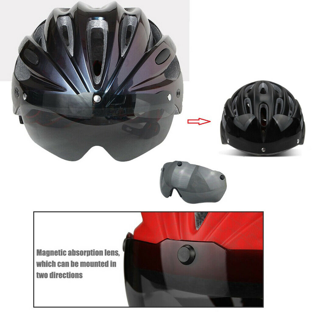 2pcs Bike Helmet Replacement Lens UV-Protect Goggles Repair Replacement Lens