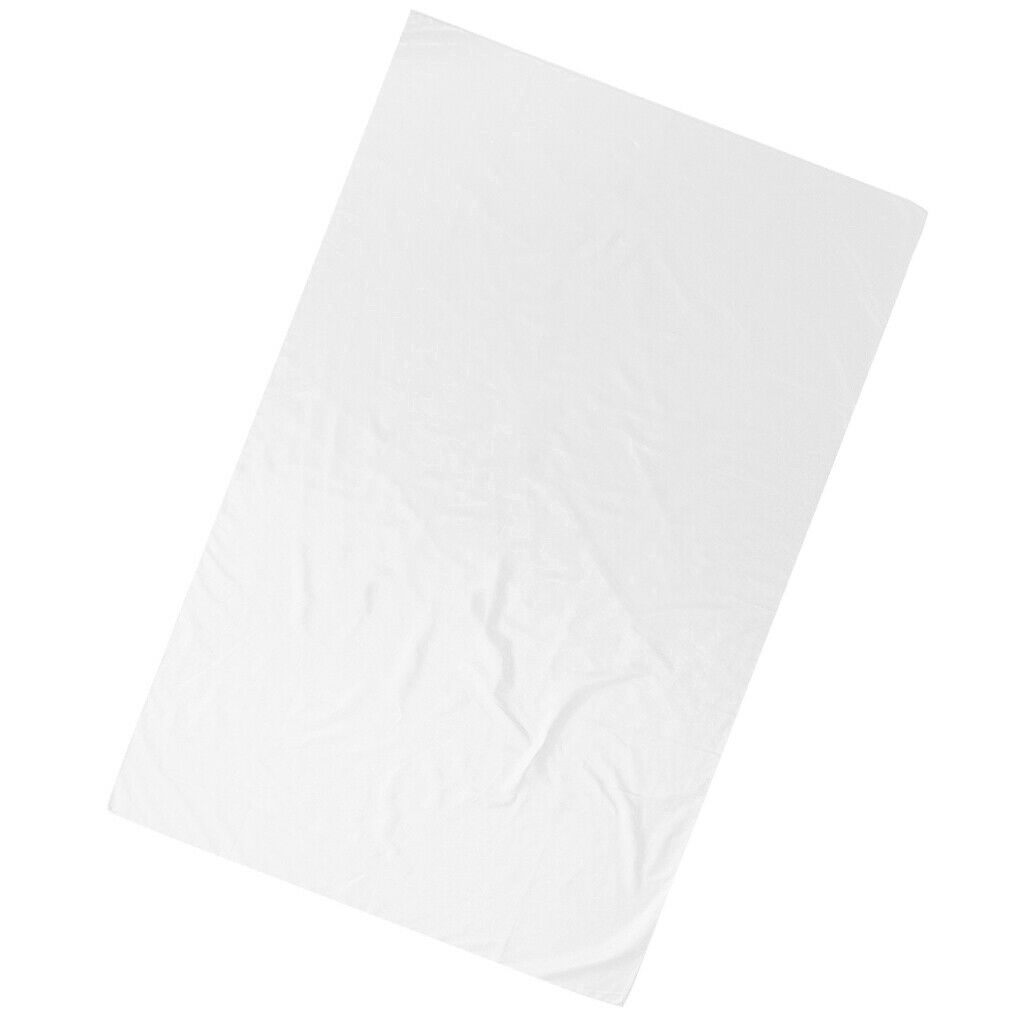 Waterproof Oil Proof Cosmetic Massage Bed Flat Sheet Cover 120x190cm White