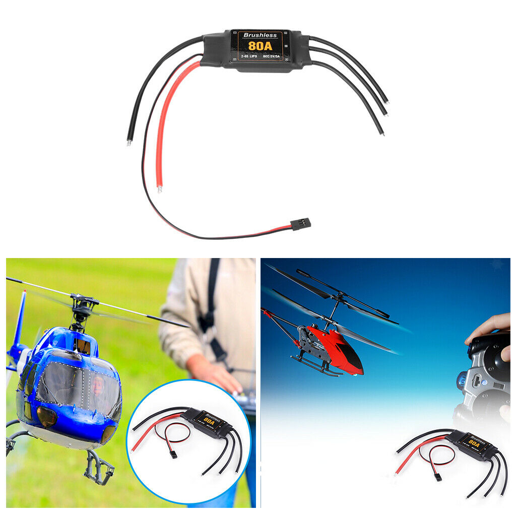 1pc 80A Brushless ESC Speed Controller for RC Drone Aircraft Components