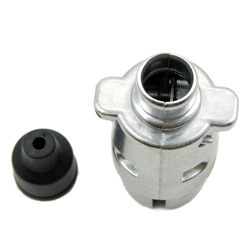 7 Pin Car Electric Socket Round Male Metal Adapter For Caravan Trailer Plug H Qx