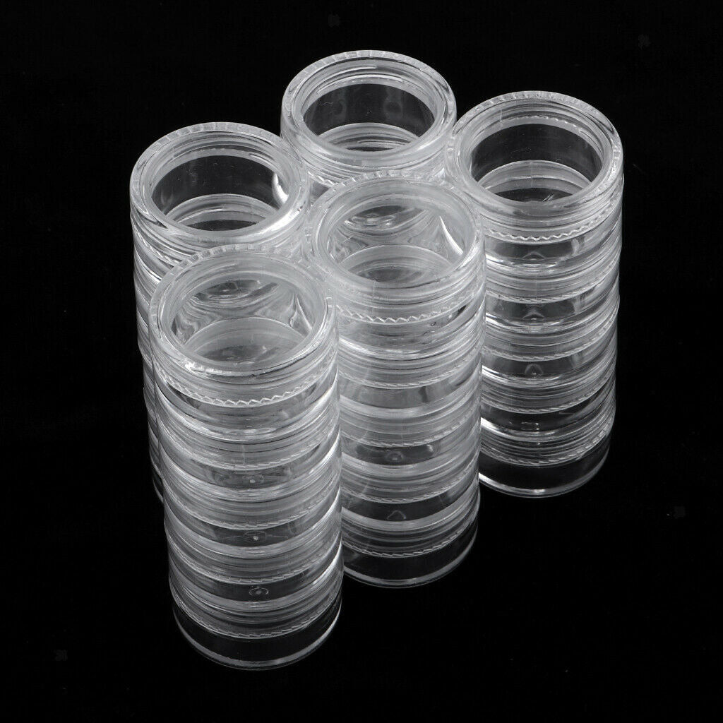 Plastic Storage Container Set Beads Storage Boxes & Transparent Bottles