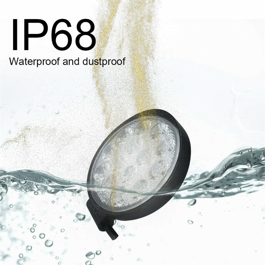 1Pc 4.5 INCH 70W LED Round Work Light Spot Driving Head Light Fog Lamp SUV
