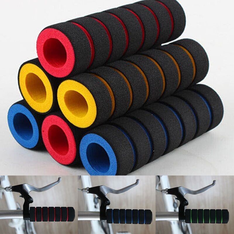 2x Bike Racing Bicycle Motorcycle Handle Bar Foam Sponge Grip Cover Nonslip FS99
