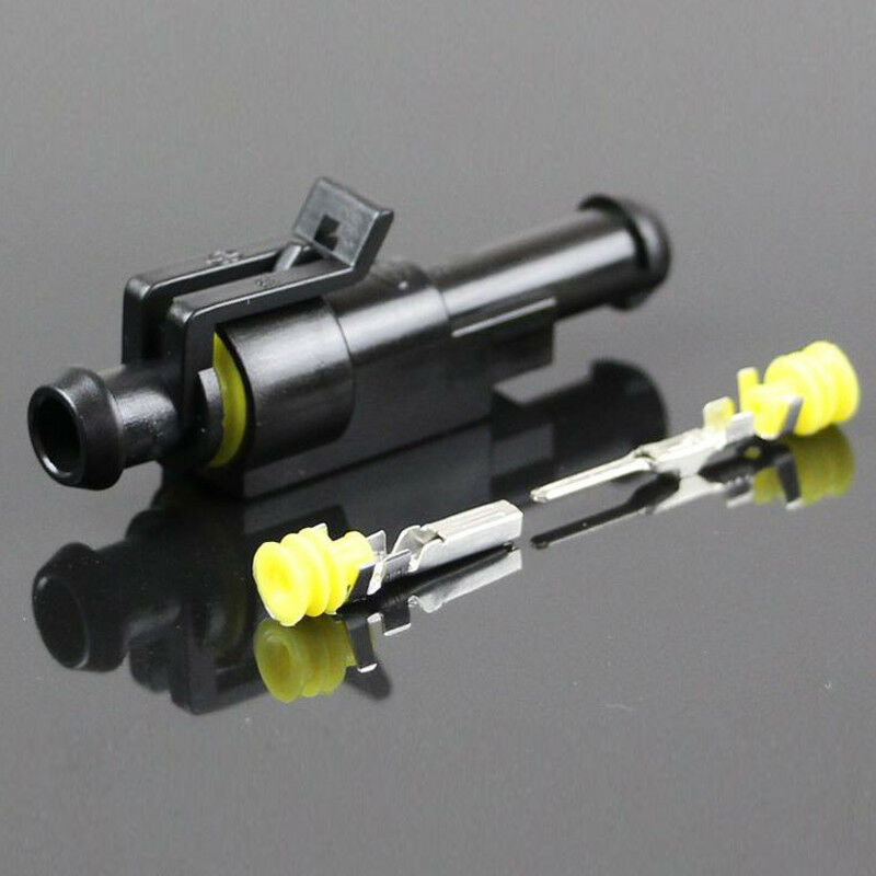 30Set Sealed Waterproof Motorcycle 1 2 3 4 5 6Pin Electrical Wire Connector Plug