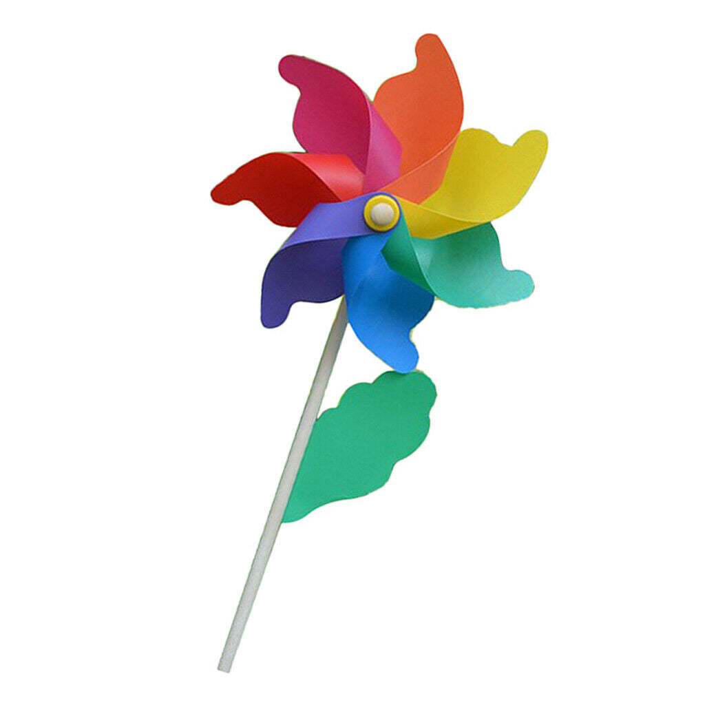 2X 56cm Height Windmills Wind Spinner Outdoor Lawn Field Yard Park Ornament