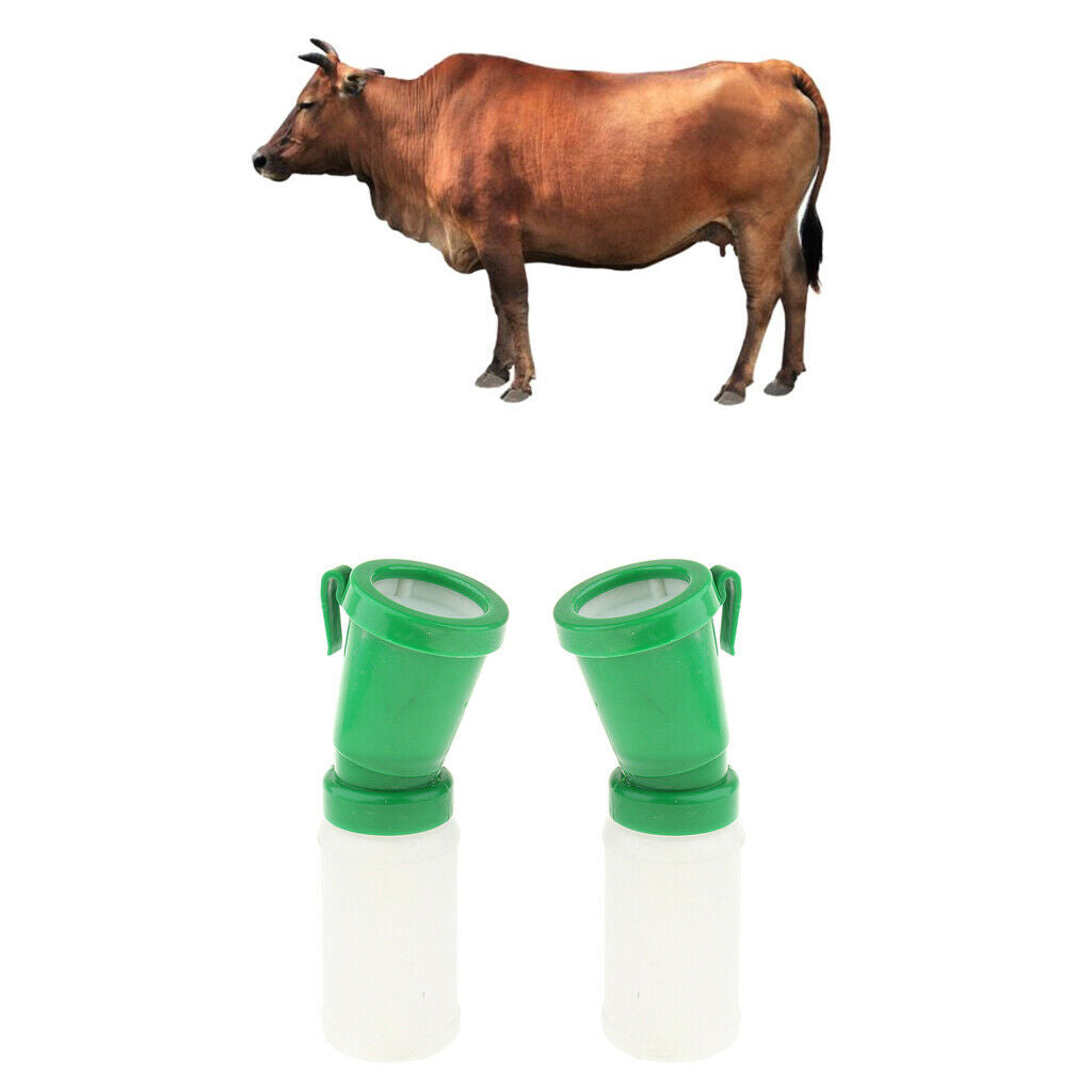 2x Cow Nipple Teat Cleaning Cup Non Reflow Nipple Cleaning Disinfection Cup