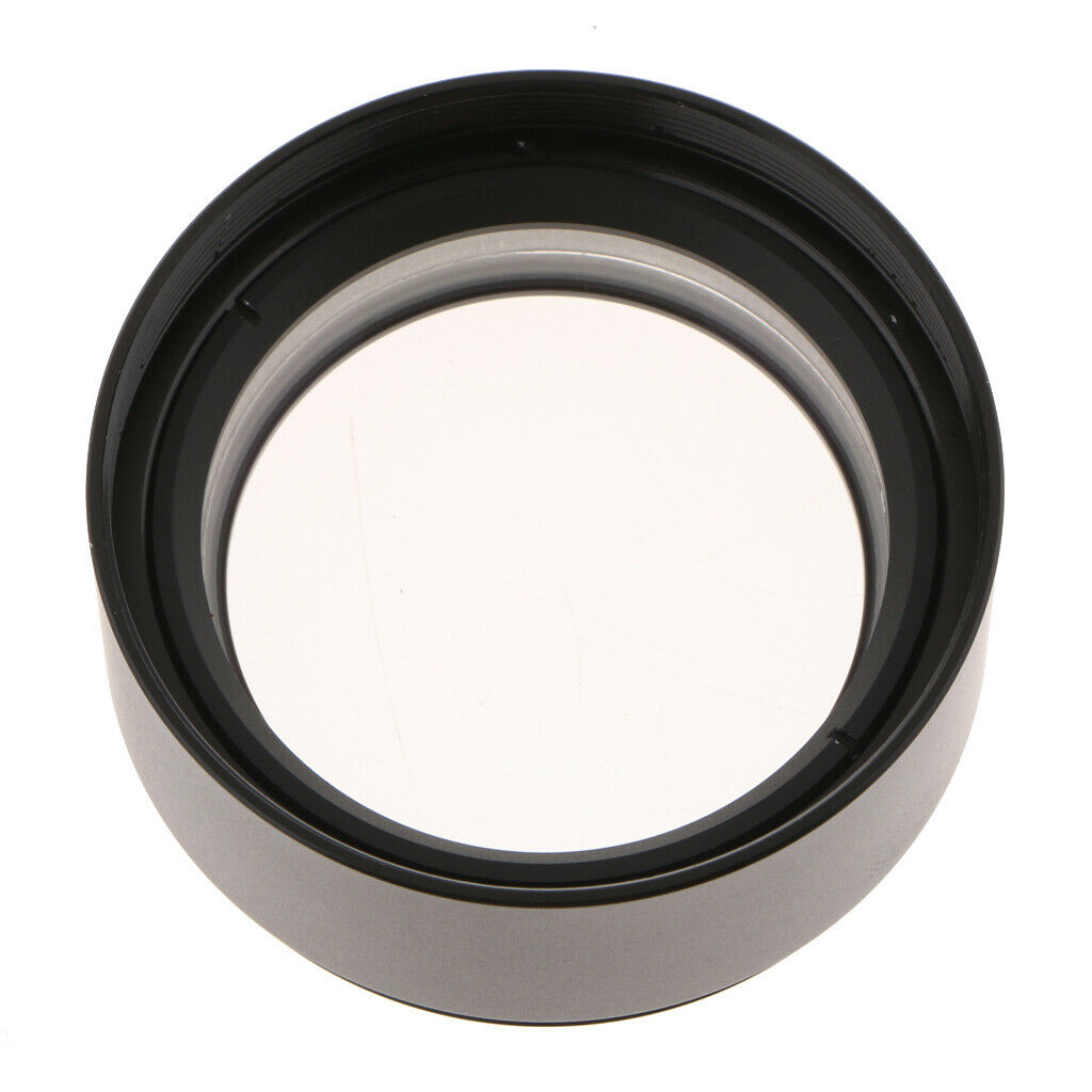 0.7X Barlow Auxiliary Objective Lens Optical Glass for Stero Microscope - 48mm