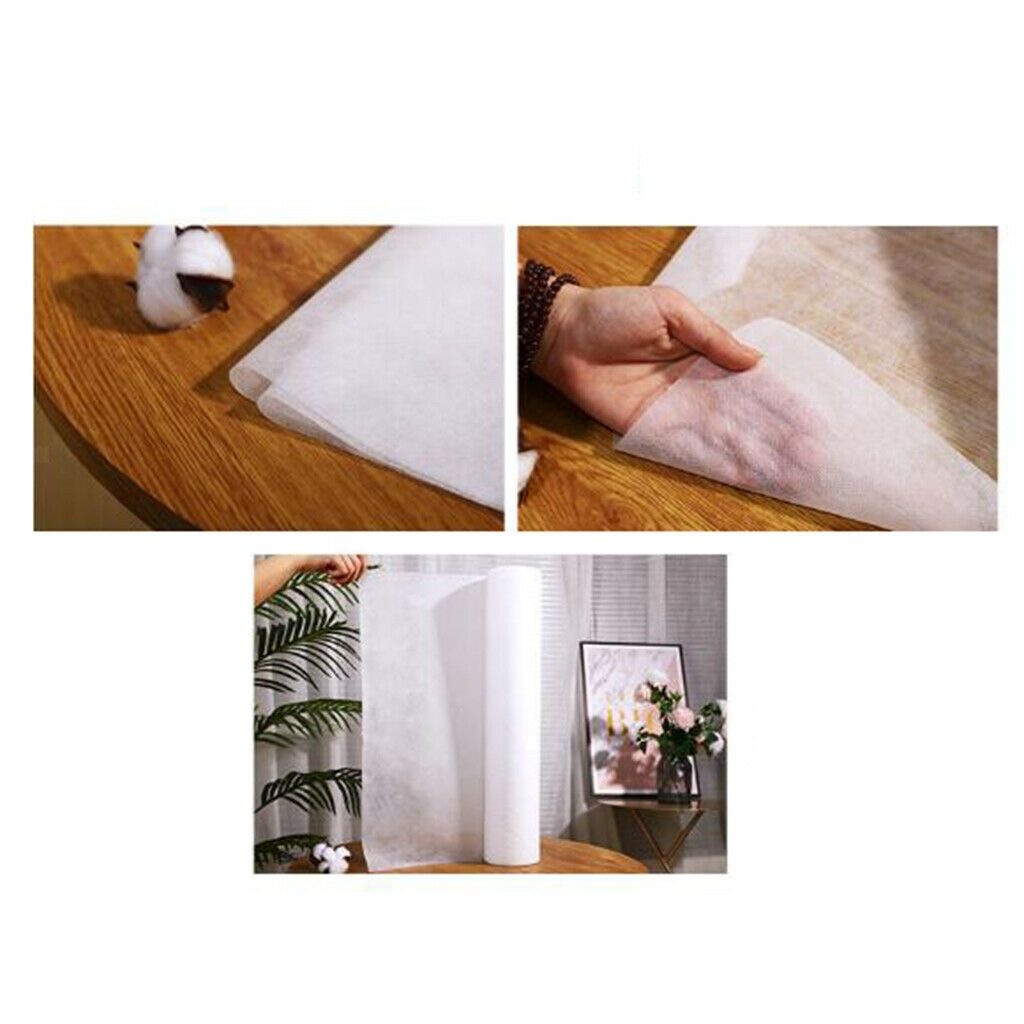 100 Counts Disposable Sheets Non Woven Paper Sheets for Salon SPA Supplies