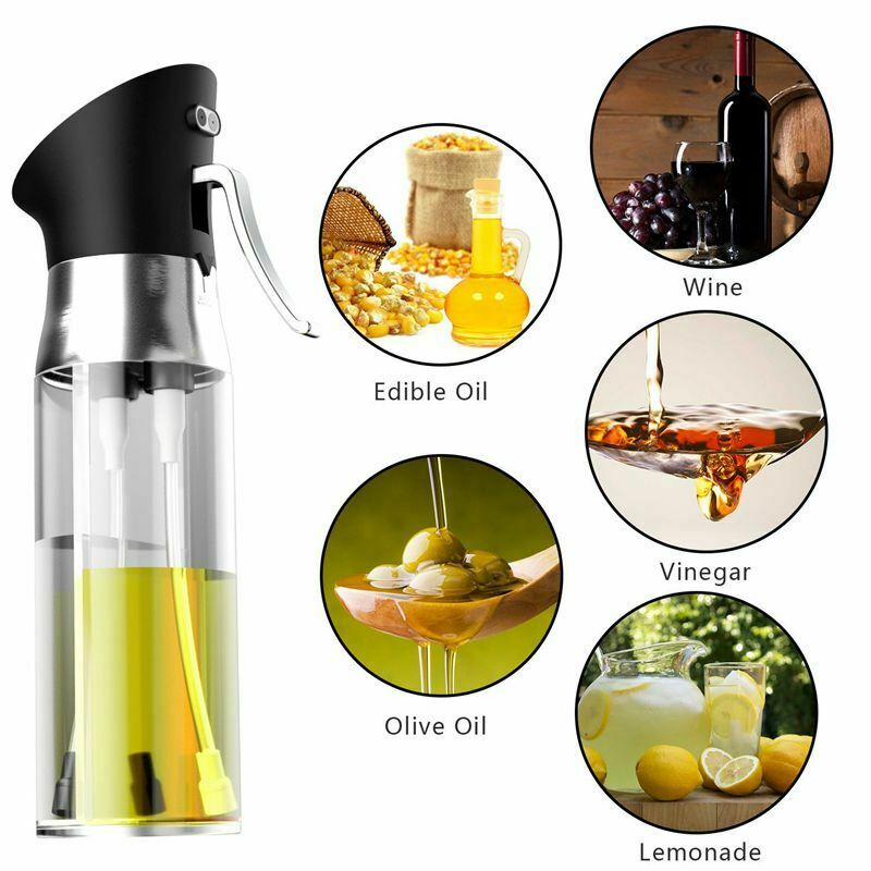 2-In-1 Oil Spray Bottle, Olive Oil Dispenser Kitchen Oil Sprayer For Cooking, R7