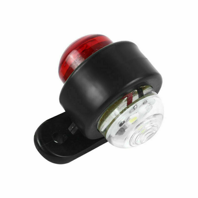 2x 2LED Red White Side Marker Lights Outline Lamp Car Truck Trailer Van 12V/24V